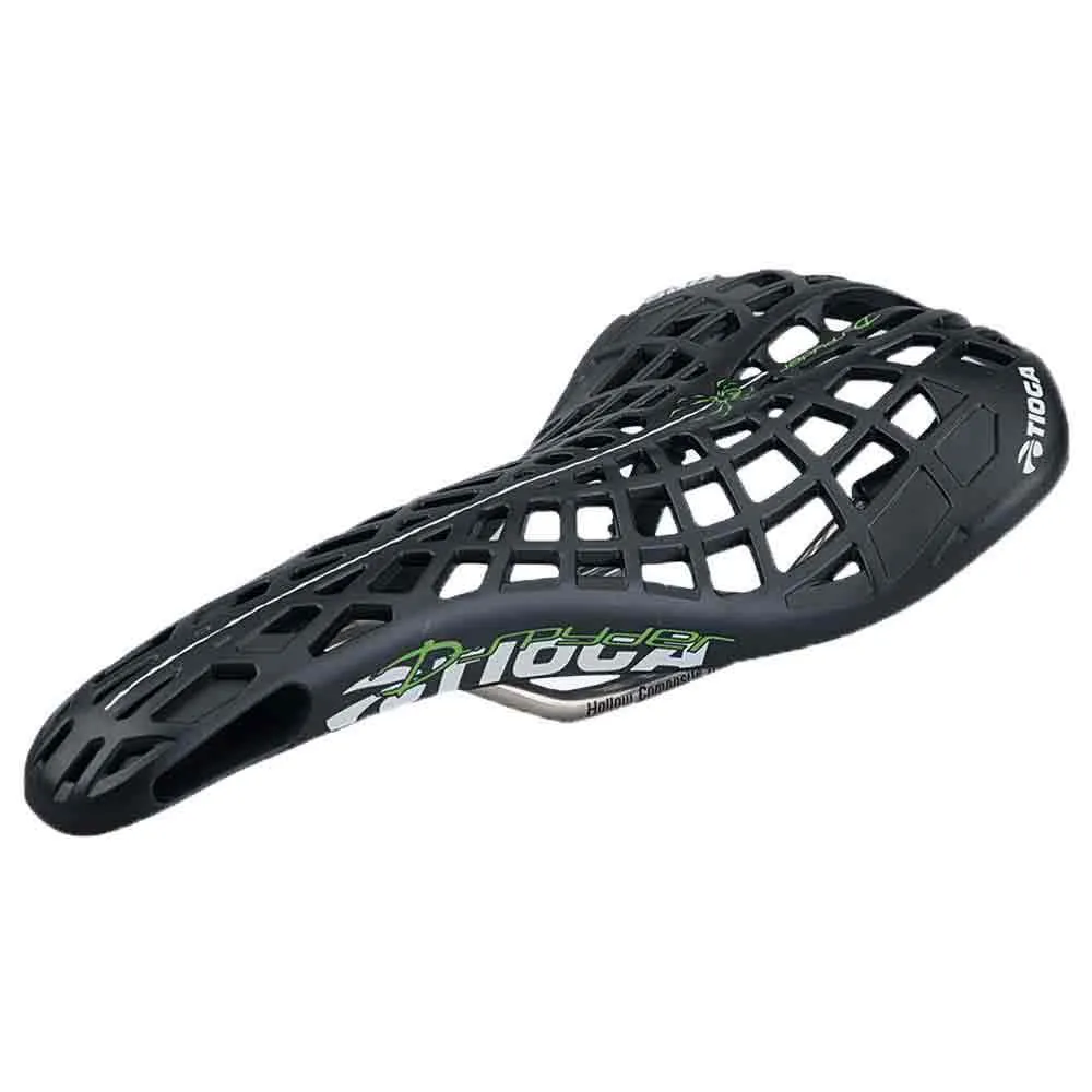 Tioga D-spyder Original Cykelsadel, Black, 130mm
