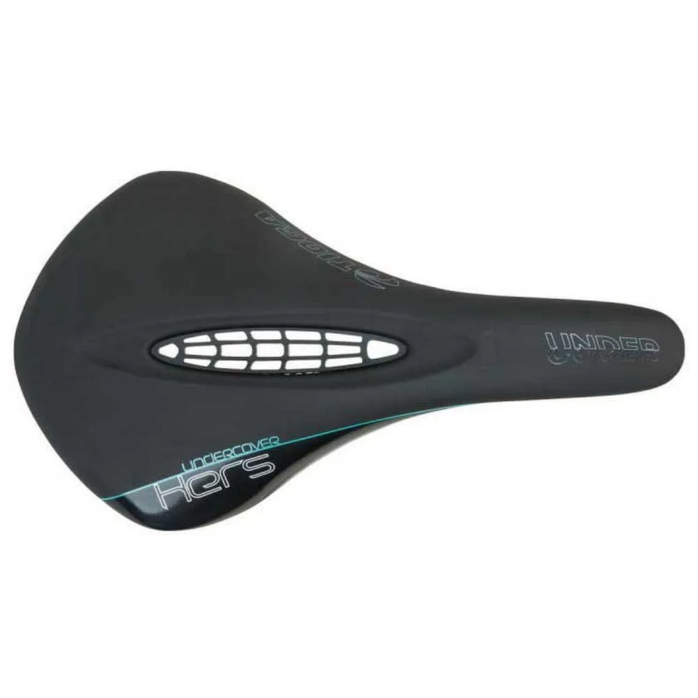 Tioga Titane Cykelsadel, Opaque black, 153mm