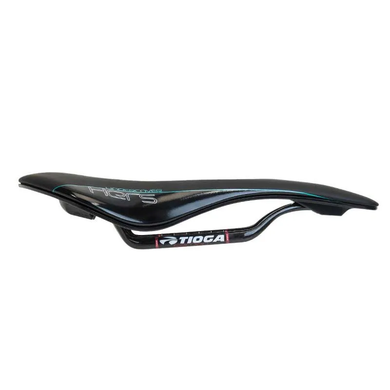 Tioga Undercover Hers Carbon Cykelsadel, Black, 153mm