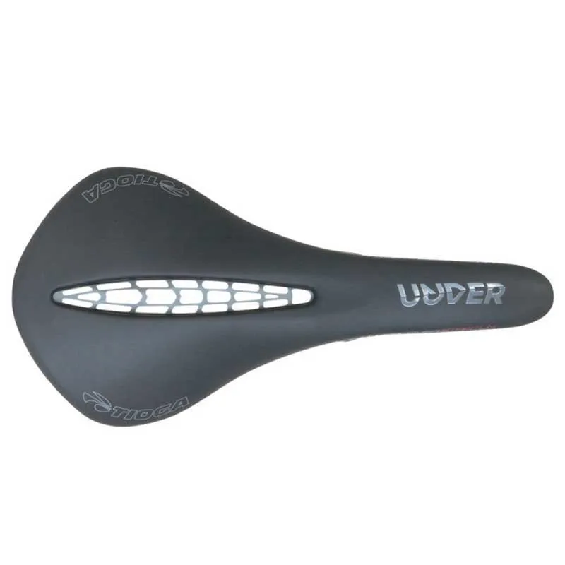 Tioga Undercover Stratum Cromo Cykelsadel, Black, 140mm