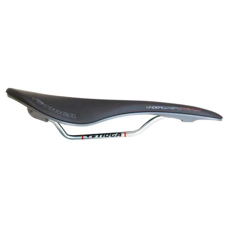 Tioga Undercover Stratum Cromo Cykelsadel, Black, 140mm