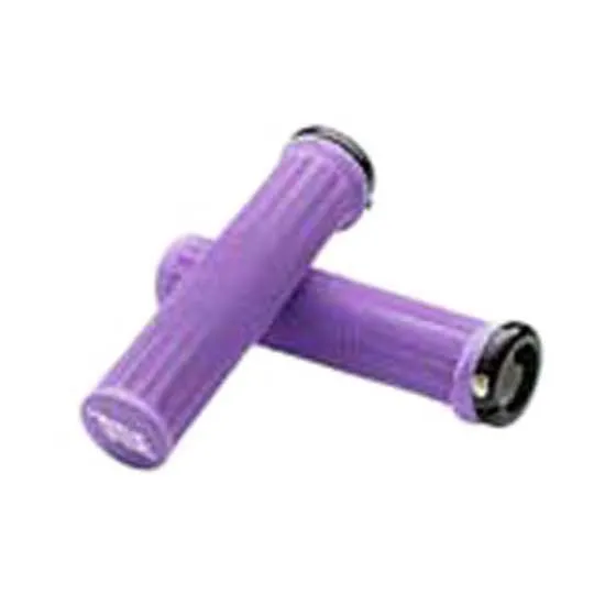 Title L01 Lock On Styrehandtag, Purple, 135mm