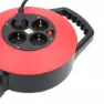 Tm Electron Tmuad210 4 Outlets 10 M Kabeltrumma, Red, One Size