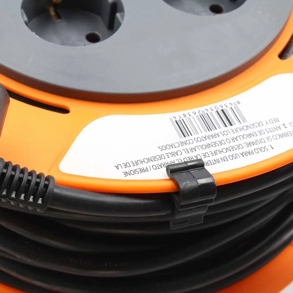 Tm Electron Tmuad250 4 Outlets 50 M Kabeltrumma, Orange, One Size Tm Electron Tmuad250 4 Outlets 50 M Kabeltrumma, Orange, One Size