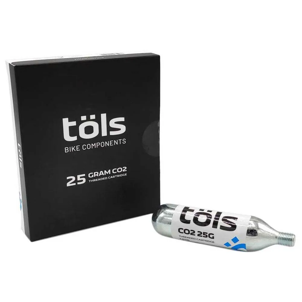 Töls Co2-patron 25g 5 Enheter, Silver, One Size