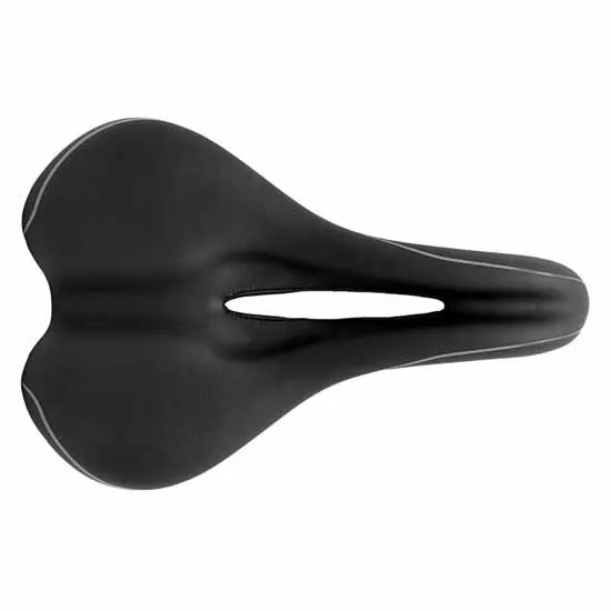 Töls Comfort City Cykelsadel, Black, One Size