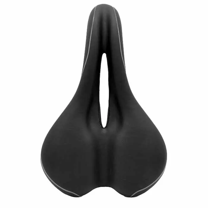 Töls Hollow Comfort City Cykelsadel, Black, One Size