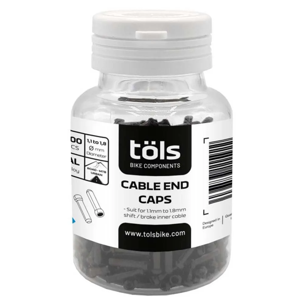 Töls Kabelhylsa 500 Enheter, Black, One Size Töls Kabelhylsa 500 Enheter, Black, One Size