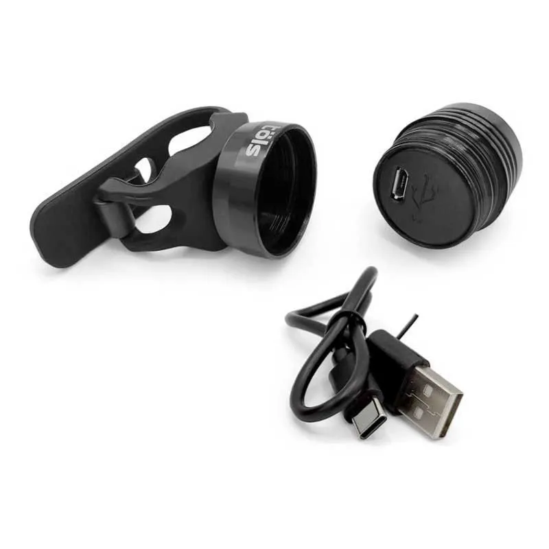 Töls Micro Usb Cykellampset, Black, 10/5lm