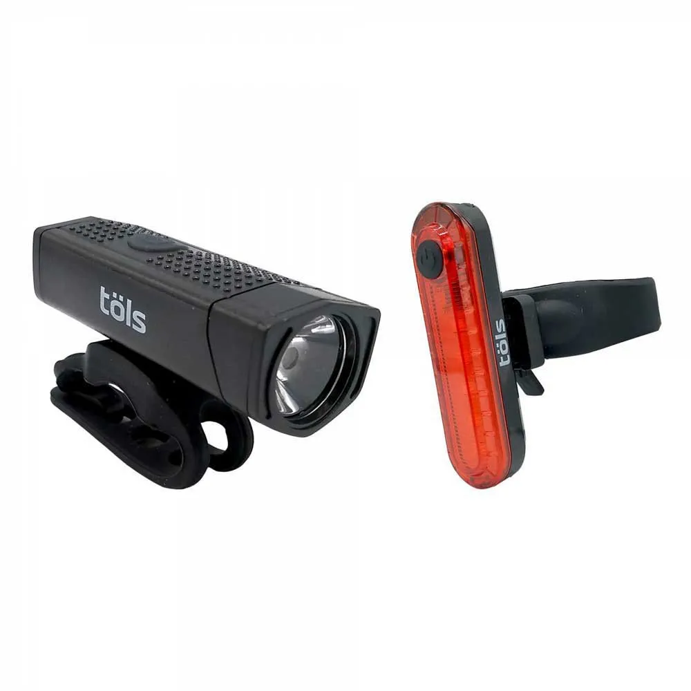 Töls Usb Cykellampset, Black, 350 Lumens / 10 Lumens
