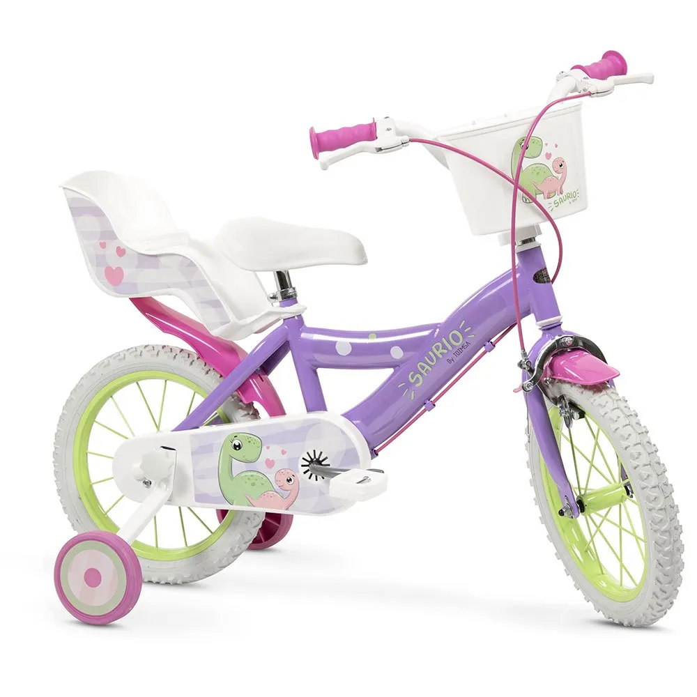 Toimsa Bikes 14´´ Saurio Cykel, Multicolor, 4-5Y