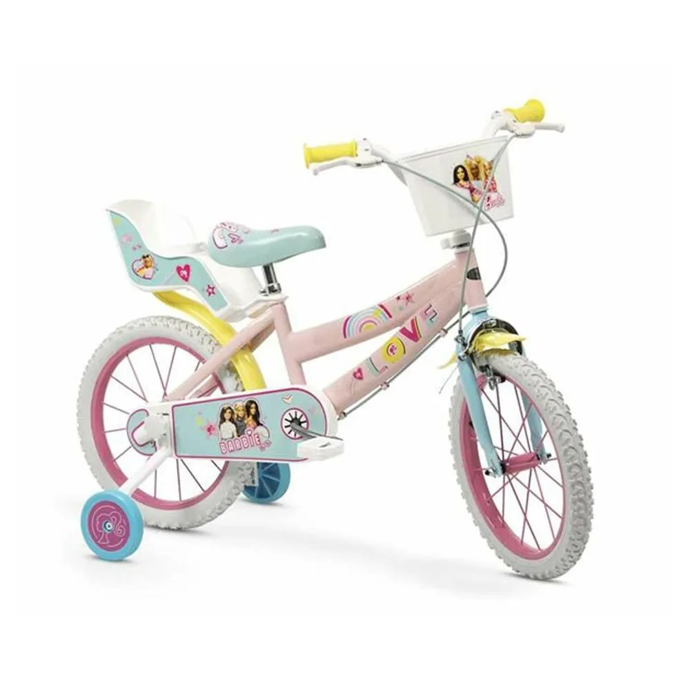 Toimsa Bikes 16´´ Barbie Cykel, Multicolor, 5-7Y