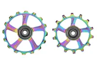 TOKEN 14/16 kuggar Pulleyhjul till 12 speed MTB Oil Slick