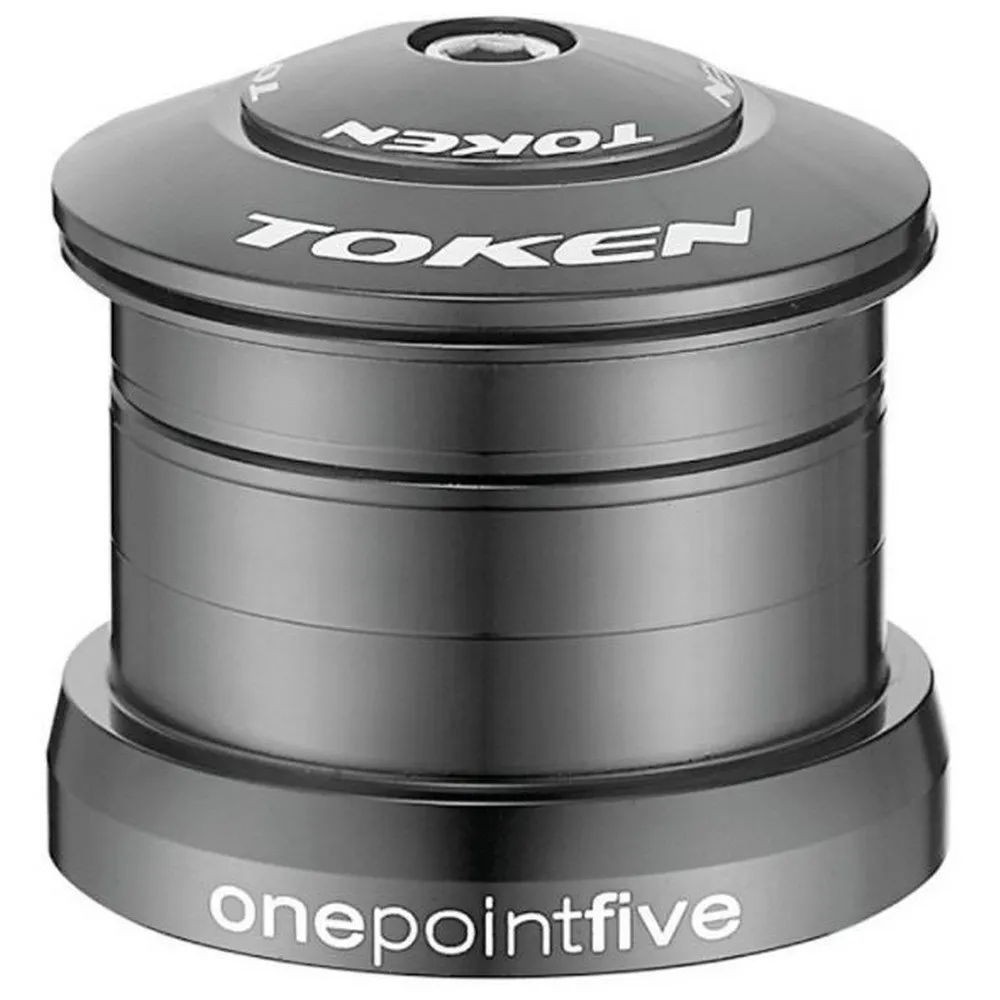 TOKEN A-head Vigilante Serie Taper 49 Mm 1 1/8-1.5´´ Integrerat Styrlager, Black, One Size