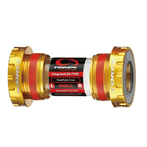 TOKEN Prime TK878 Guld vevlager till Shimano Hollowtech II