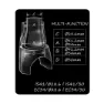 TOKEN Tk060 Integrerat Styrlager, Black, One Size