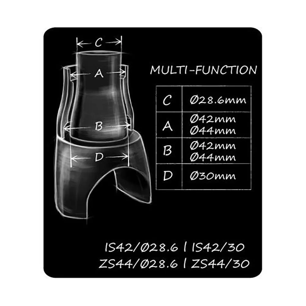 TOKEN Tk080 Integrerat Styrlager, Black, One Size