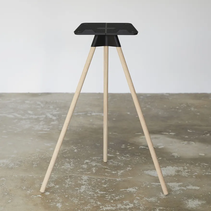 Tons Laptop Stand Ekträ med Hållare till Smartphone
