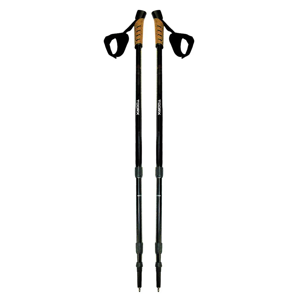 Toorx Gång Med Stavar Stavar, Black, One Size