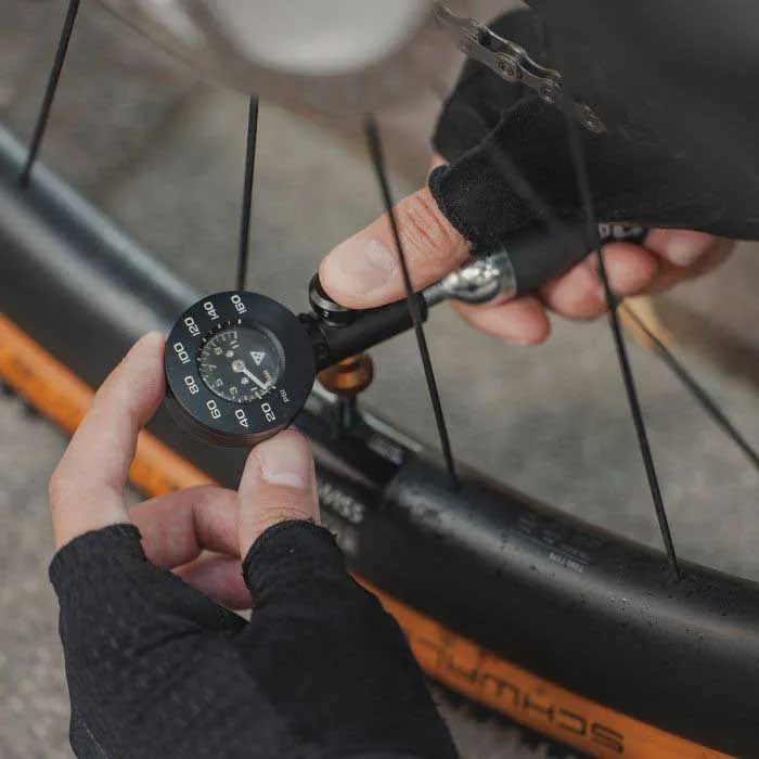 Topeak AirBooster G+ Luftdruckprüfer/CO2-Kartuschenpumpe, Black, One Size Topeak AirBooster G+ Luftdruckprüfer/CO2-Kartuschenpumpe, Black, One Size