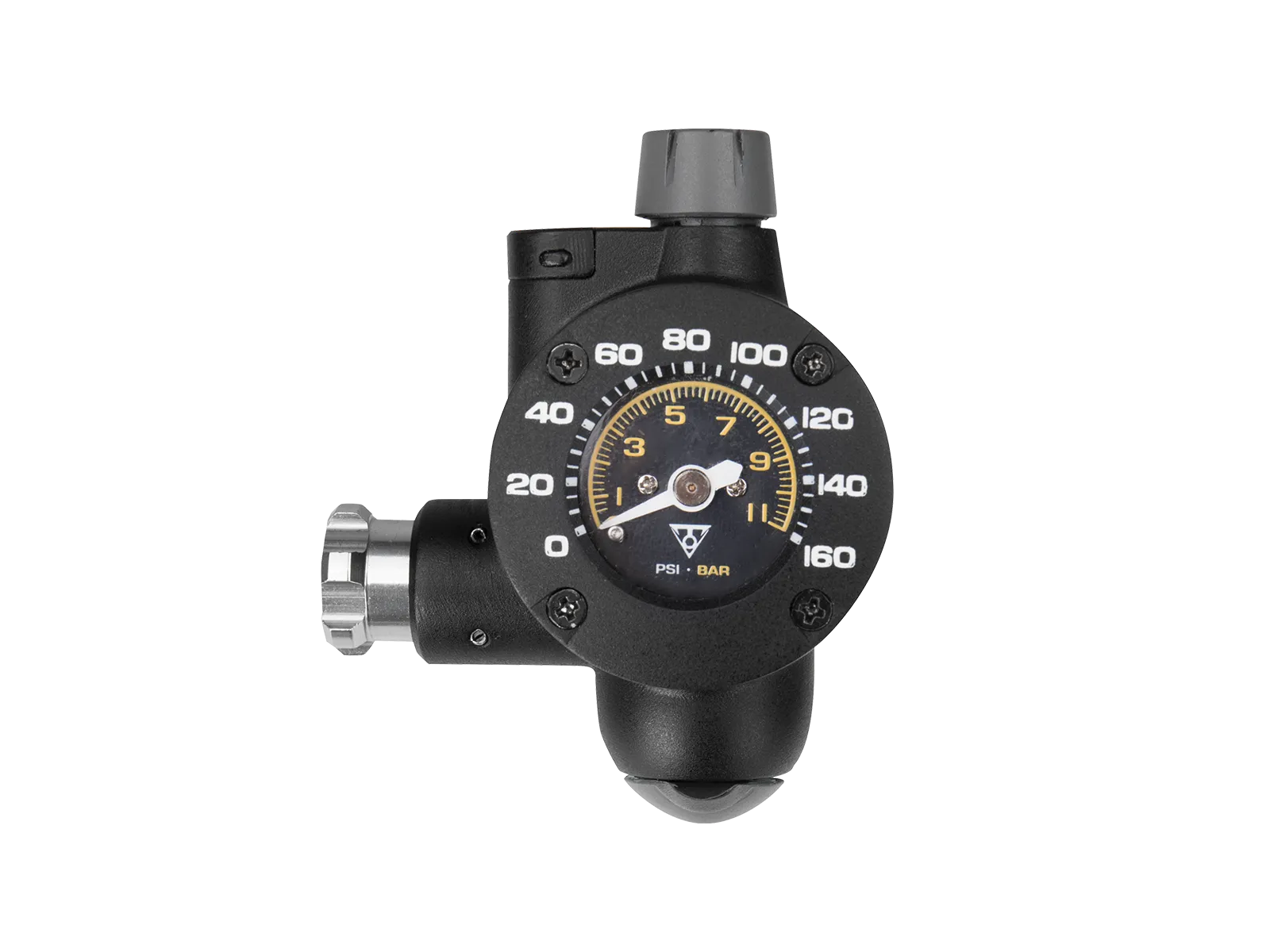 Topeak AirBooster G2 2-i-1 pumphuvud/däcktrycksmätare, Black, One Size Topeak AirBooster G2 2-i-1 pumphuvud/däcktrycksmätare, Black, One Size