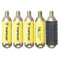 Topeak Co2-patron 16g 5 Enheter Topeak Co2-patron 16g 5 Enheter