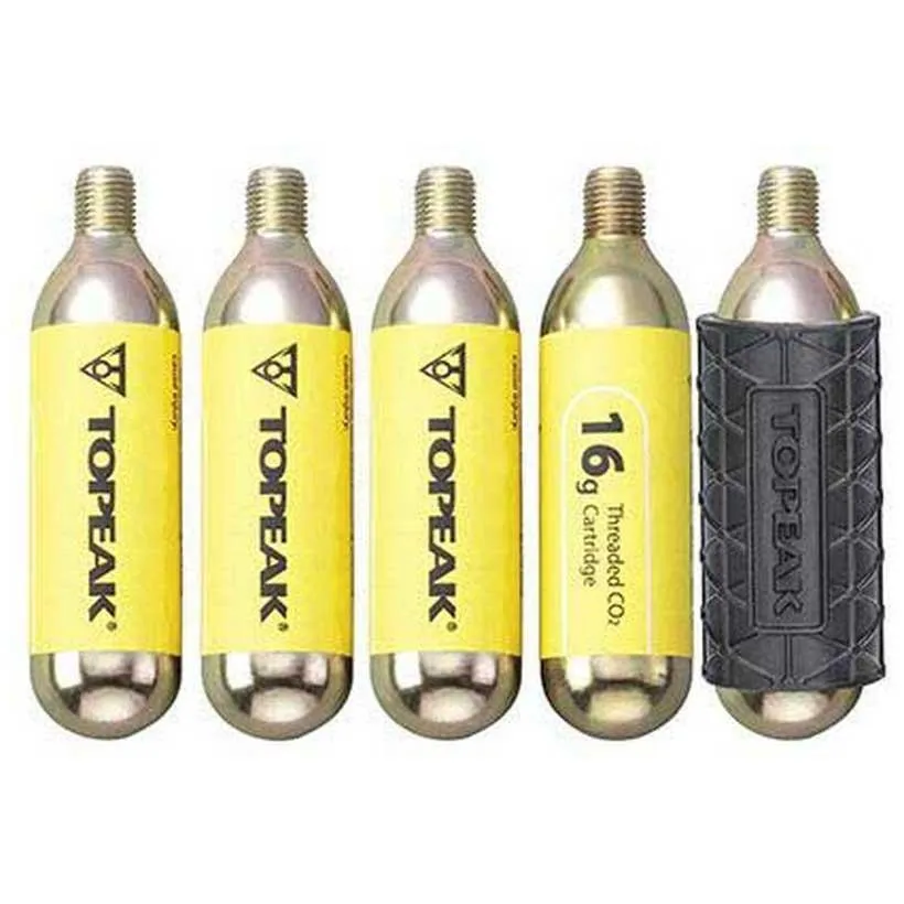 Topeak Co2-patron 16g 5 Enheter, Gray, 16g Topeak Co2-patron 16g 5 Enheter, Gray, 16g