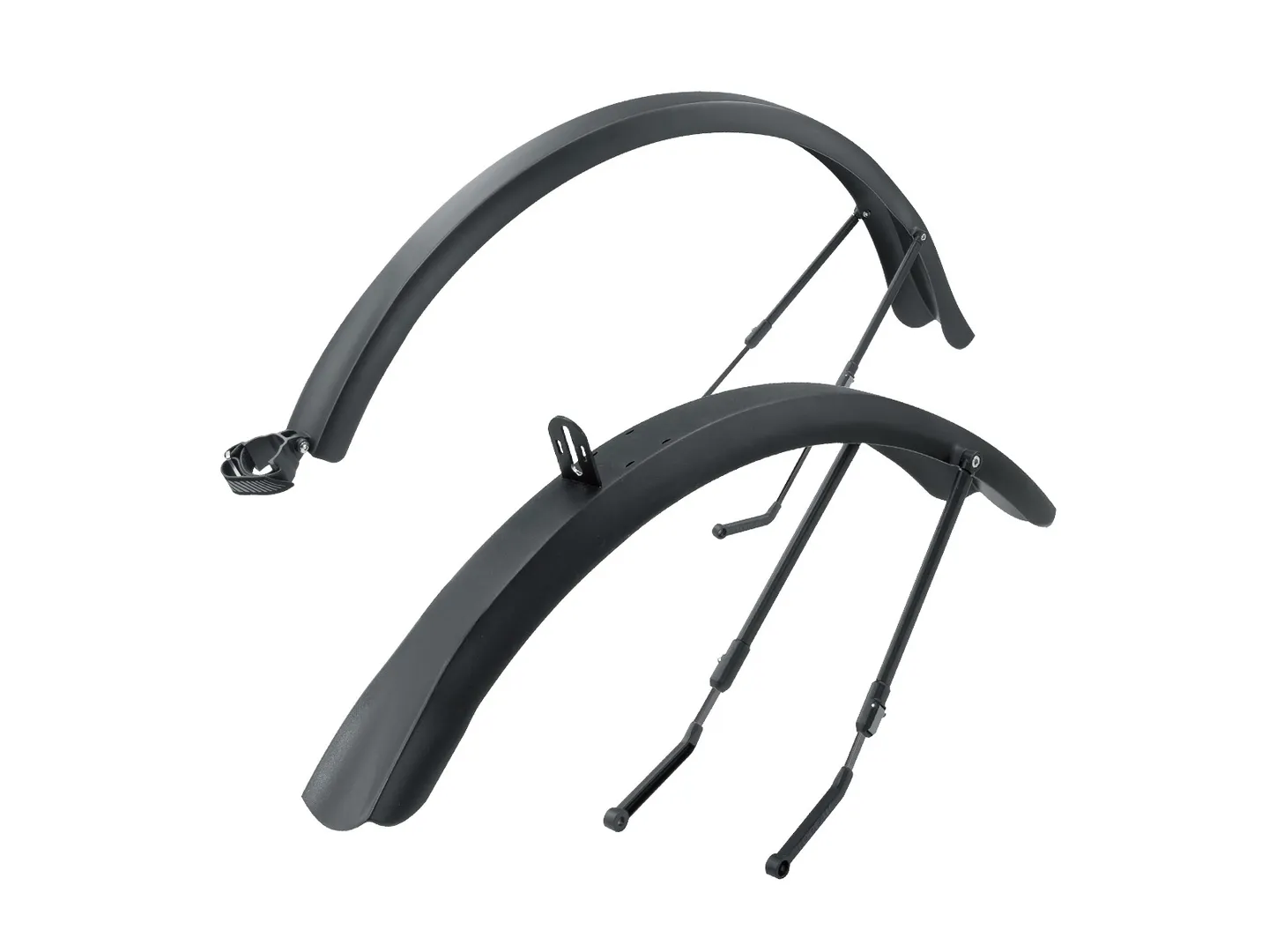 Topeak Defender TX Hybrid Skärmset, Black, 28" - 700 Topeak Defender TX Hybrid Skärmset, Black, 28" - 700