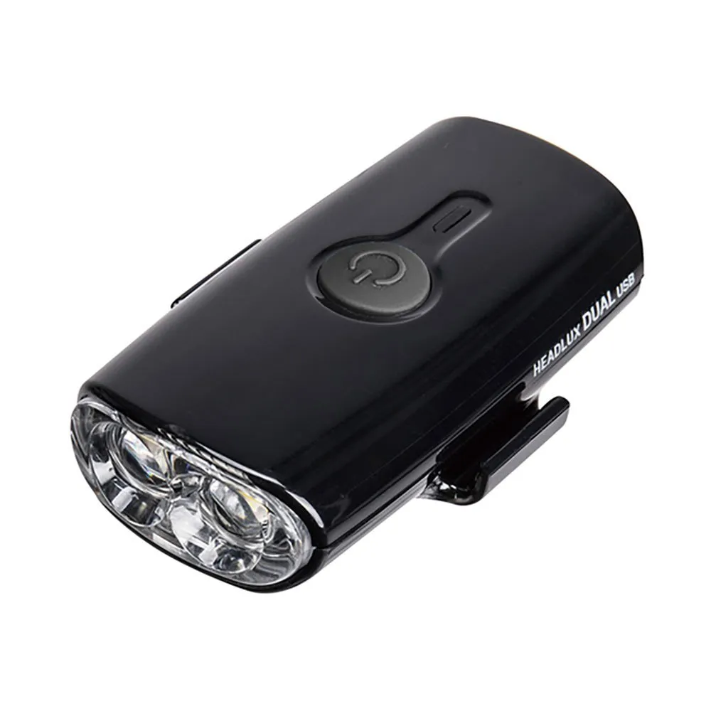 Topeak Dual Usb Helmet Framlampa, Black, 140 Lumens