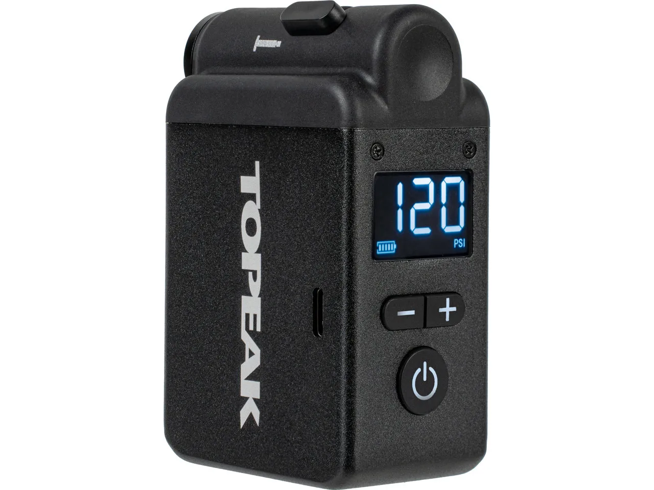Topeak E-Booster Digital elektrische Minipumpe, Black, One Size Topeak E-Booster Digital elektrische Minipumpe, Black, One Size