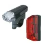 Topeak High Lite Combo Aero Cykellampset, Black / red, One Size