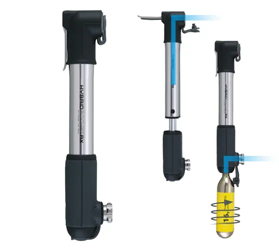 Topeak HybridRocket RX pump och kolsyrepump Topeak HybridRocket RX pump och kolsyrepump