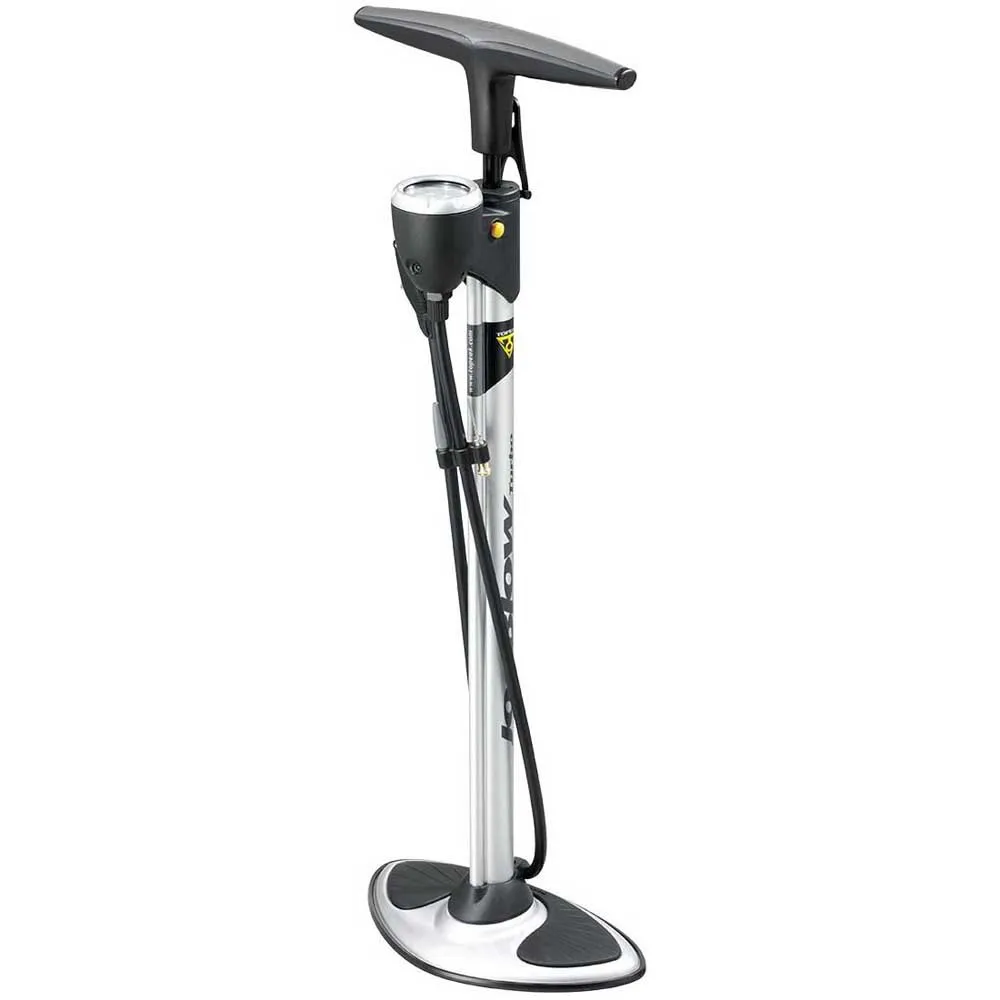 Topeak Joeblow Turbo Cykelpump, Silver / black, 160psi Topeak Joeblow Turbo Cykelpump, Silver / black, 160psi