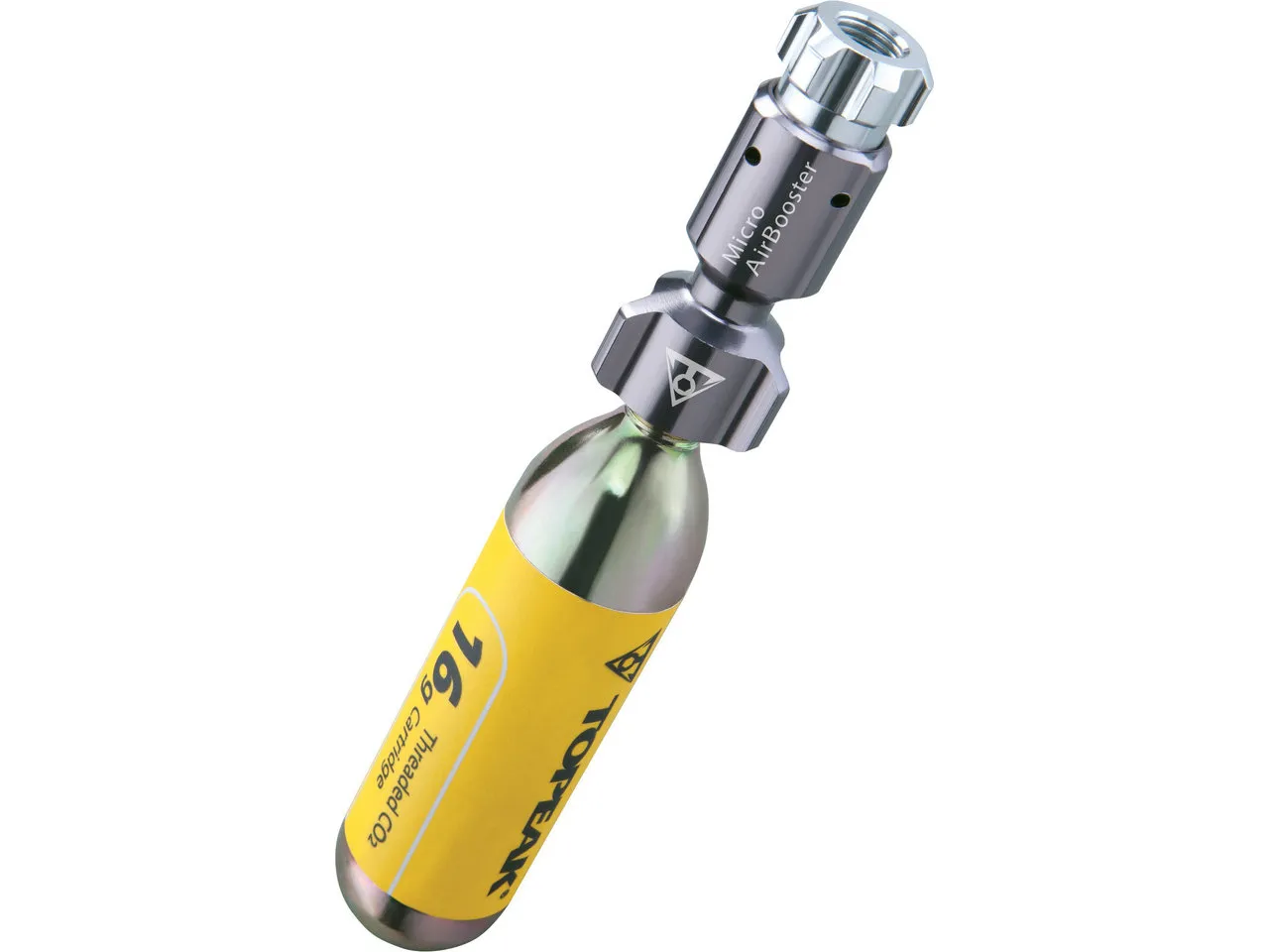 Topeak Micro Airbooster kolsyrepump för 25 gram Topeak Micro Airbooster kolsyrepump för 25 gram
