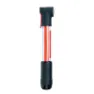 Topeak Minirocket Iglow Mini Pump, Clear / red, One Size