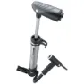 Topeak Morph Mini Pump, Silver / black, 160psi