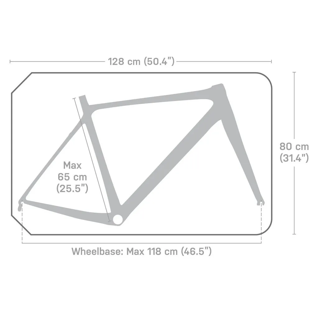Topeak Pakgo Tt Cykel Transportväska, Black, One Size