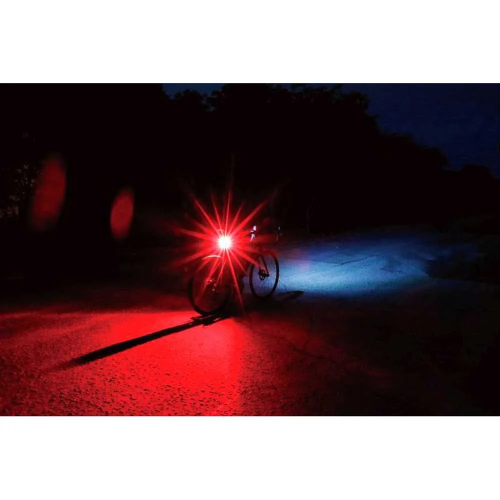 Topeak Powerlite Bt Combo Cykellampset, Black / red, 800 / 80 Lumens