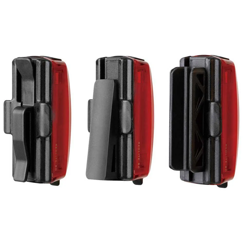 Topeak Redlite 80 Bakljus, Red / black, 80 Lumens