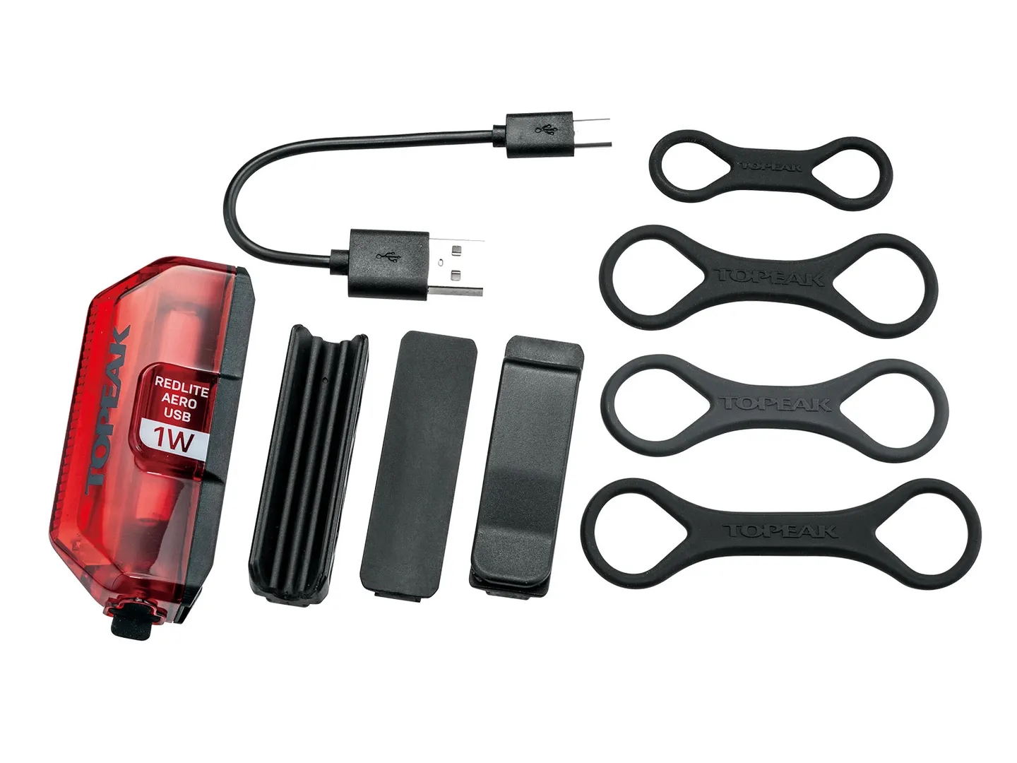 Topeak Redlite Aero USB 1W Baklampa Topeak Redlite Aero USB 1W Baklampa