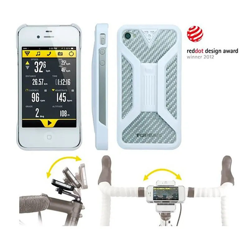 Topeak Ride Ip 4/4s Telefonfodral, White, One Size Topeak Ride Ip 4/4s Telefonfodral, White, One Size