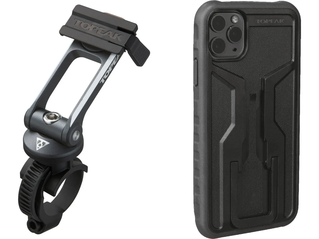 Topeak RideCase für iPhone 11 Pro Max mit RideCase Mount, Black, One Size Topeak RideCase für iPhone 11 Pro Max mit RideCase Mount, Black, One Size