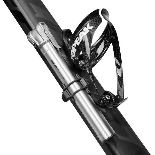 Topeak Roaide Tt Twin Turbo Mini Pump, Silver, 120psi