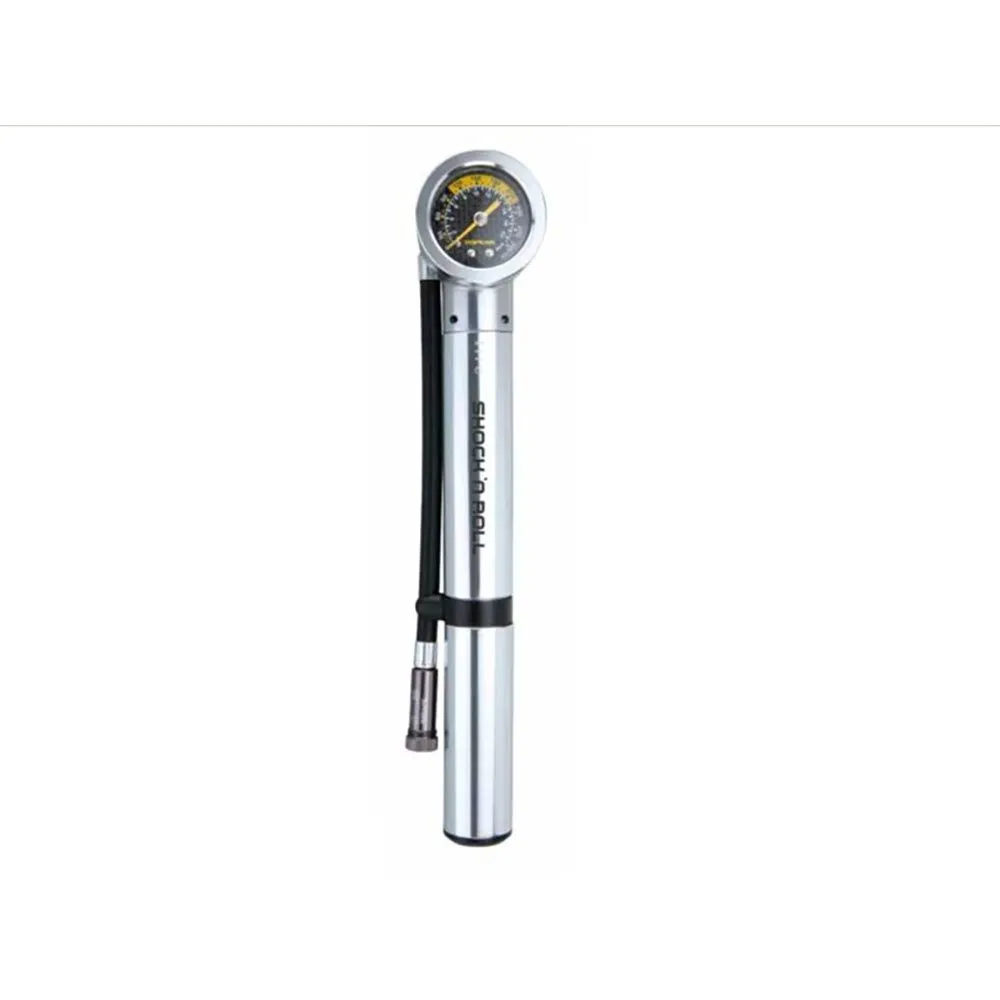 Topeak Shock N Roll Mini Pump, Silver, 300psi