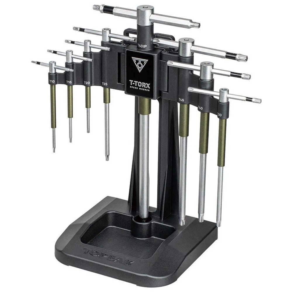 Topeak T-torx Speed Nyckelsats, Black / silver, One Size Topeak T-torx Speed Nyckelsats, Black / silver, One Size