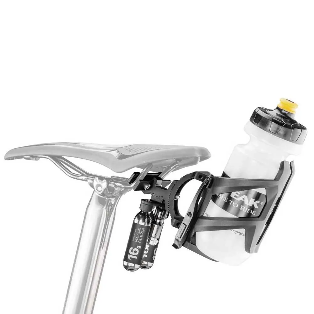 Topeak Tri-backup Elite Flaskhållare, Black, One Size Topeak Tri-backup Elite Flaskhållare, Black, One Size