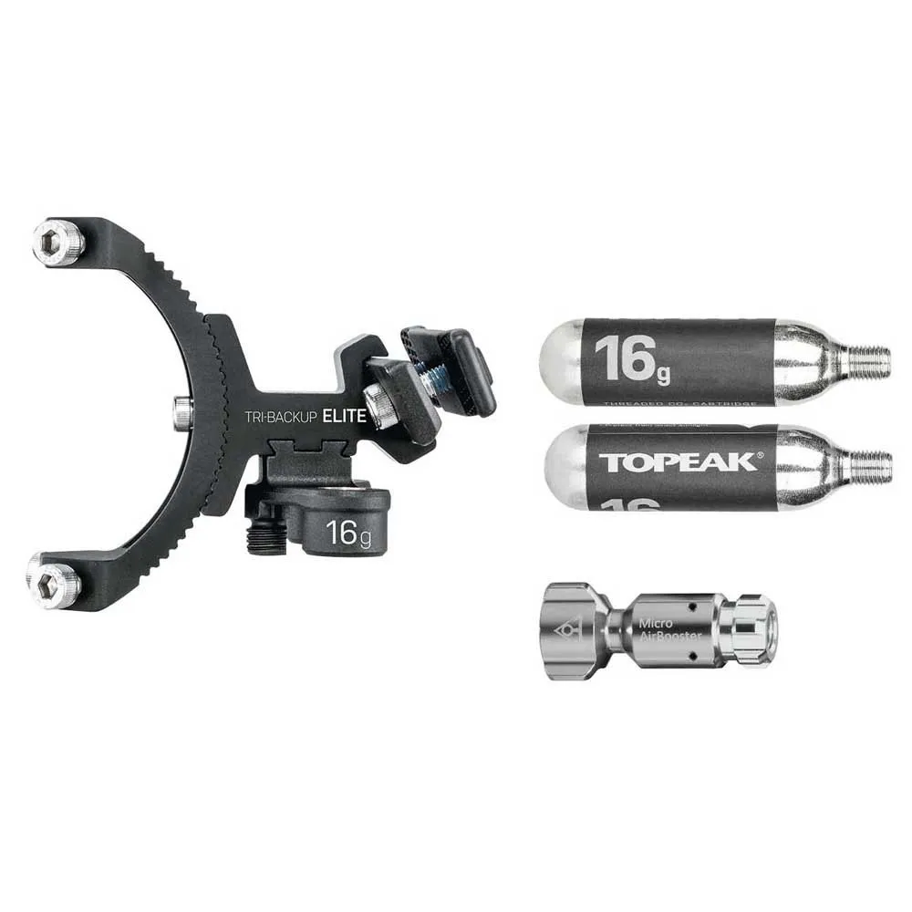 Topeak Tri-backup Elite Flaskhållare, Black, One Size Topeak Tri-backup Elite Flaskhållare, Black, One Size