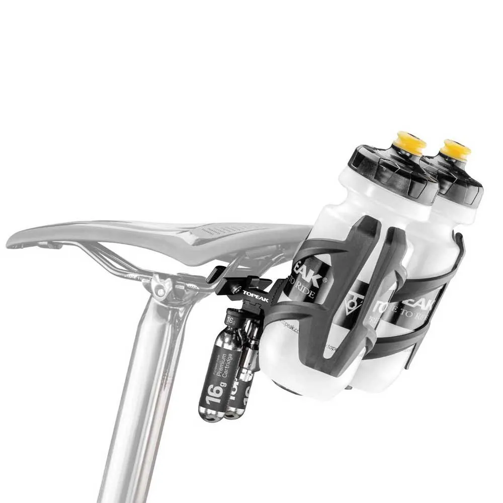 Topeak Tri-backup Elite Flaskhållare, Black, One Size Topeak Tri-backup Elite Flaskhållare, Black, One Size