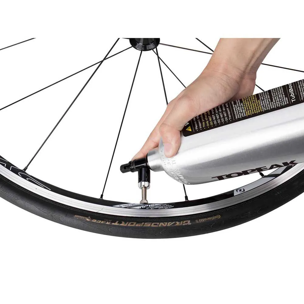Topeak Tubibooster Pump, Chrome, One Size