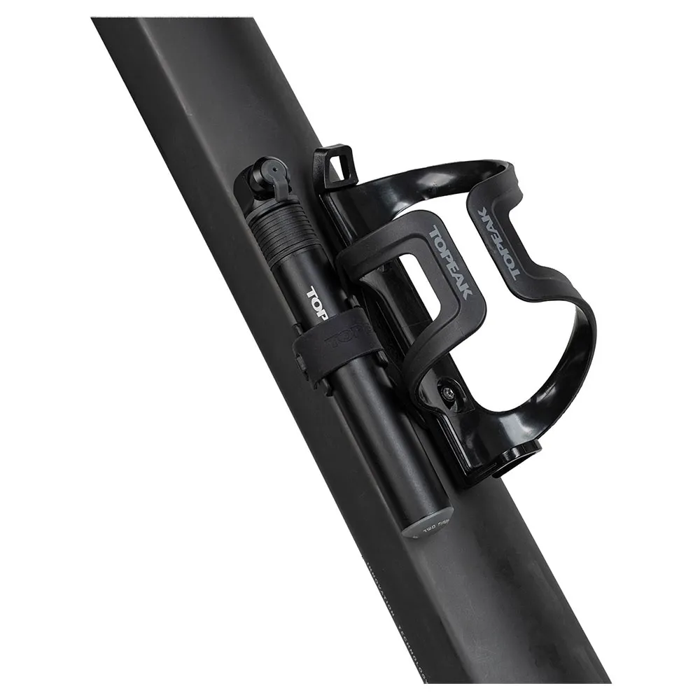 Topeak Two Timer Xt Mini Pump, Black, One Size Topeak Two Timer Xt Mini Pump, Black, One Size